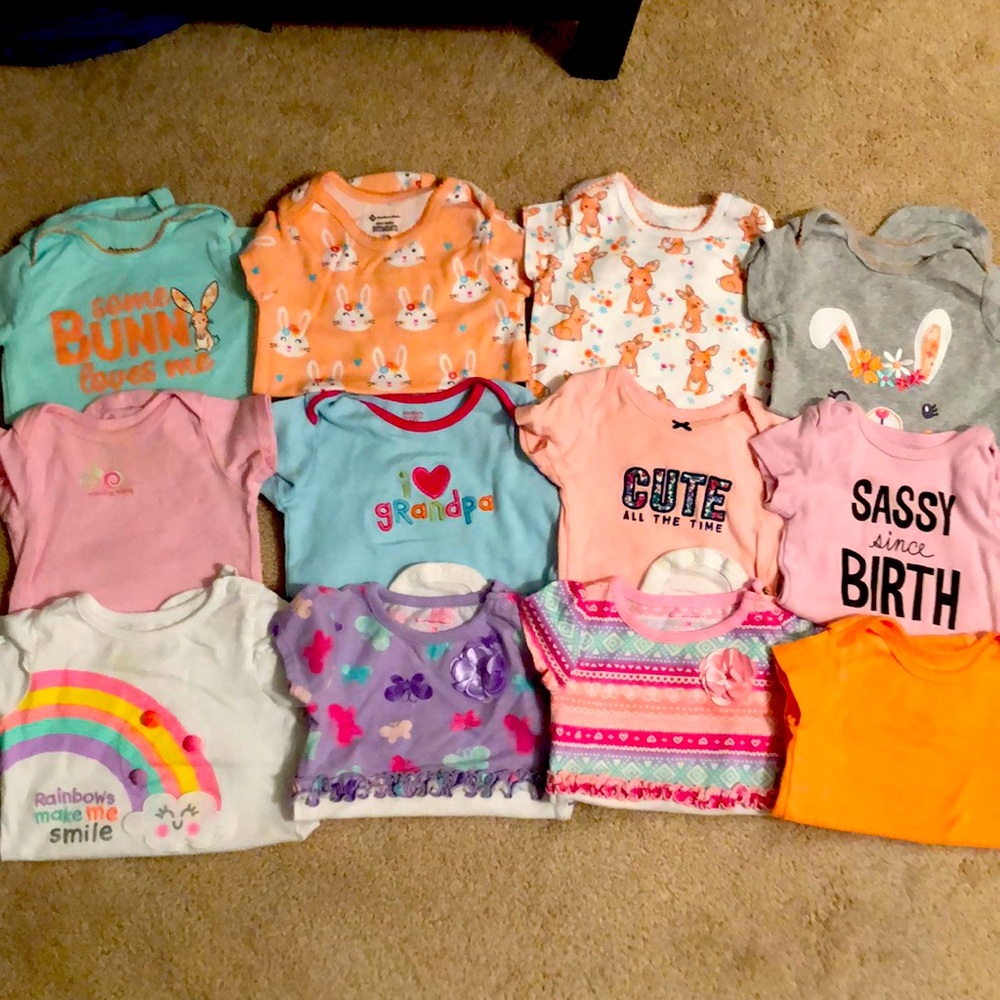 12 month onesie lot
